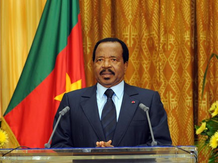 Paul Biya, de president van Kameroen